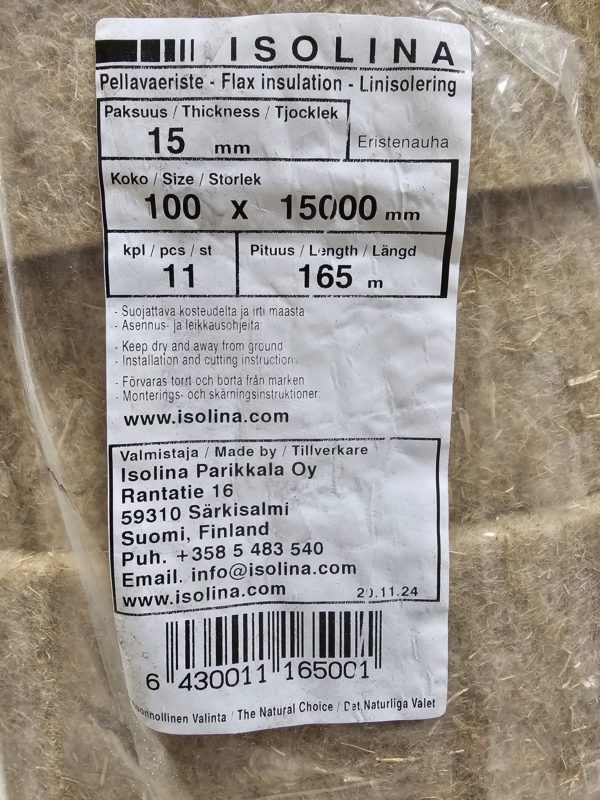 Laftevatt 15 x 100mm - Sekk á 11 ruller (165 l.m.) - Bilde 2